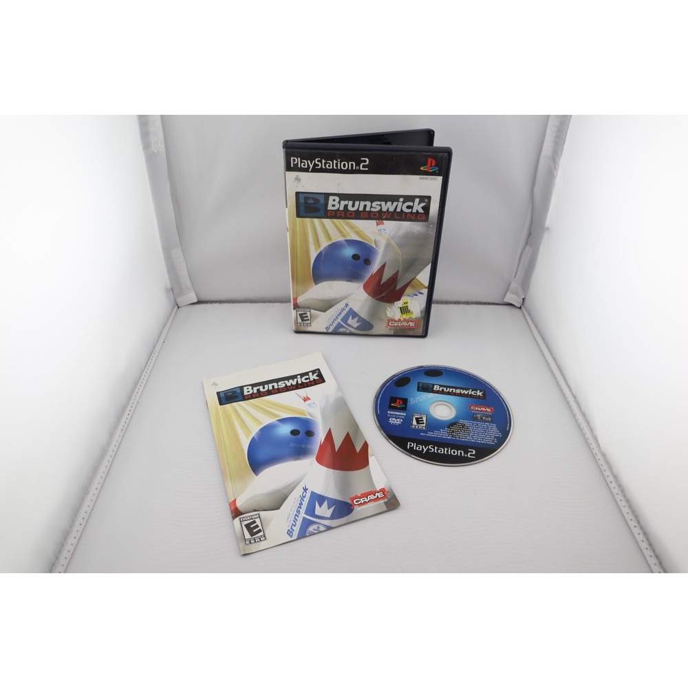Brunswick Pro Bowling (Sony PlayStation 2 PS2  2007) CIB Complete Tested Working